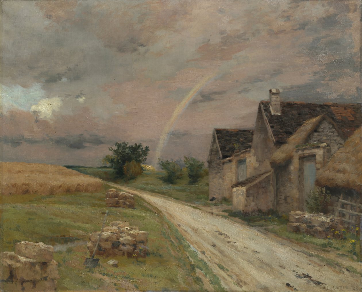قوس قزح ، Achères la Forêt ، 1883. بواسطة جان تشارلز كازين