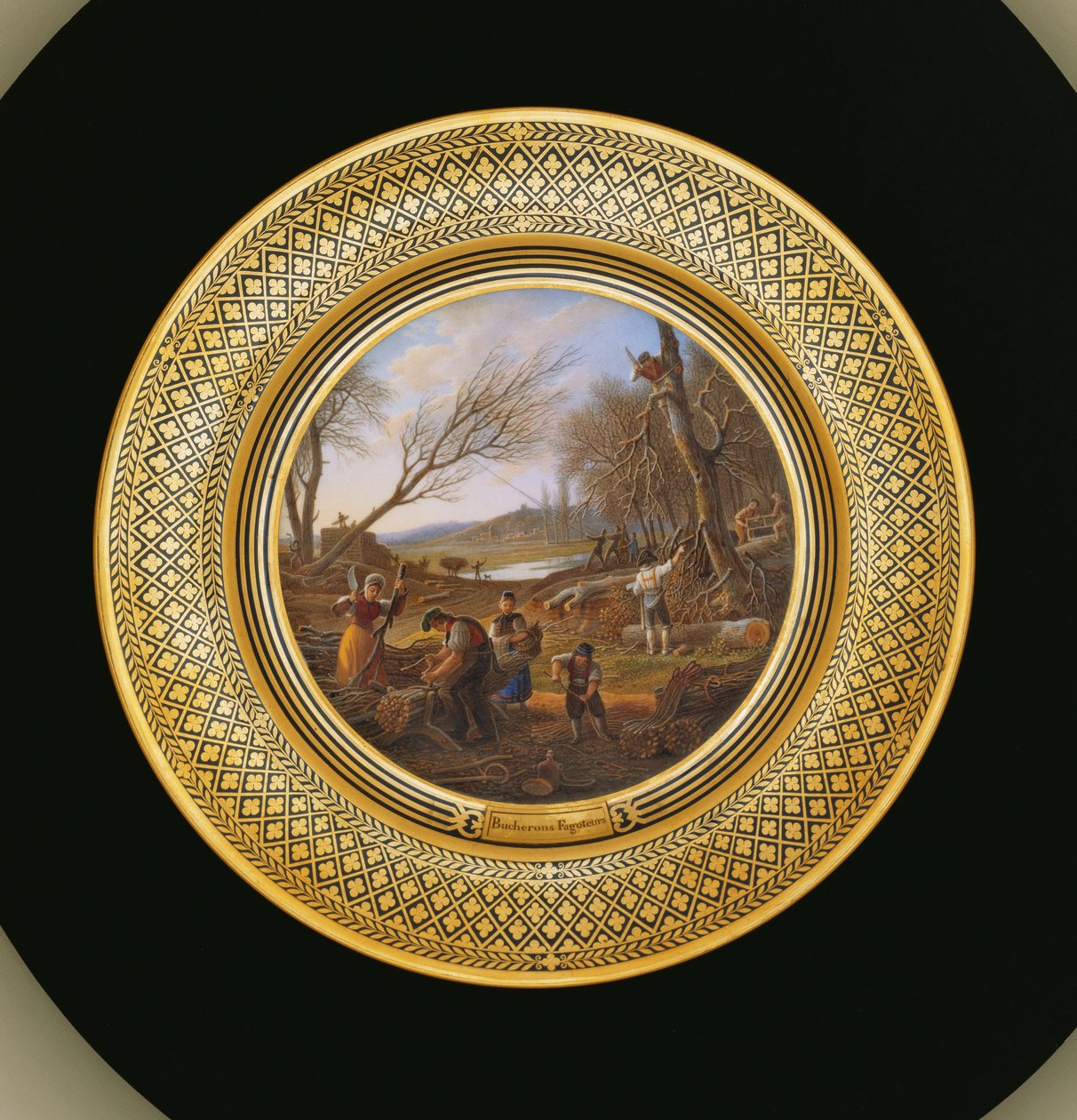 Lumberjacks Fagoteurs ، 1820-35 بواسطة جان تشارلز Develly