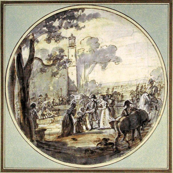 نابليون الأول (1769-1821) في سانت كلاود بواسطة جان تشارلز Develly