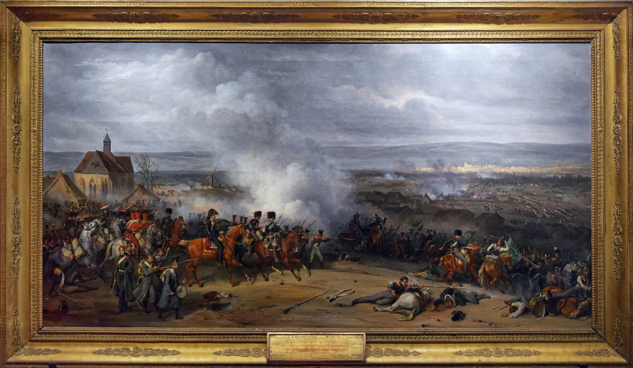 معركة لوبريسيل ، 3 مارس 1814 ، حوالي 1870 (زيت على قماش) بواسطة جان تشارلز لانجلوا