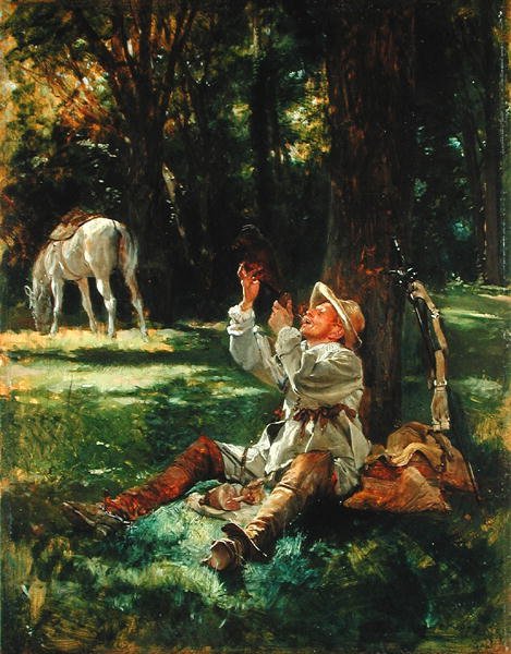 رايدرز ريست ، 1876 بواسطة جان تشارلز ميسونير