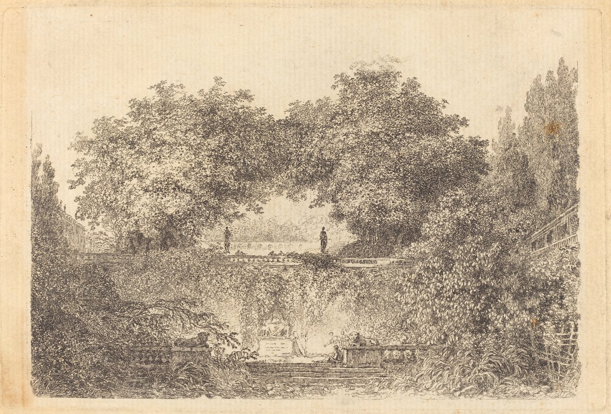 الحديقة الصغيرة بواسطة جان كلود ريتشارد دي سان نون بعد جان أونوريه Fragonard