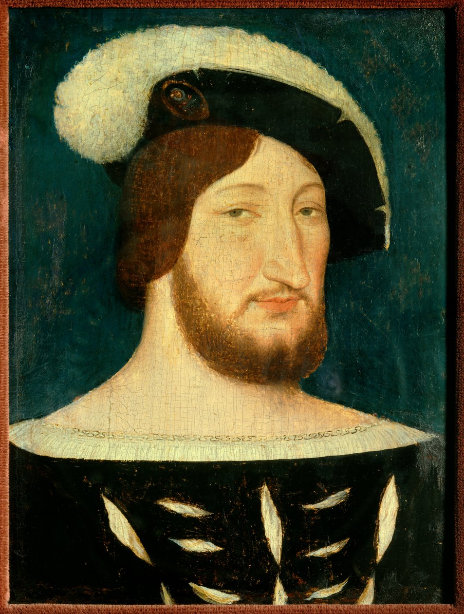 صورة لفرنسوا الأول (1494-1547) ، ملك فرنسا. لوحة جان كلويه (1485-1541) بواسطة جان كلويت