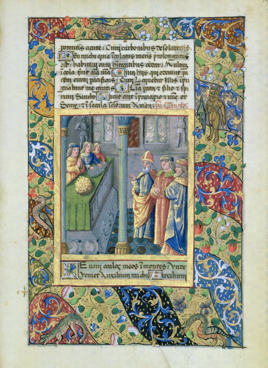 السيدة لات. QvI126 وسام الصوف الذهبي من ساعات لويس دورليانز ، 1469 بواسطة جان كولوم