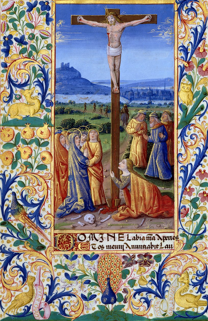 السيدة لات. QvI126 f.84v الصلب ، من "كتاب ساعات لويس دورليانز" ، ١٤٦٩ بواسطة جان كولوم