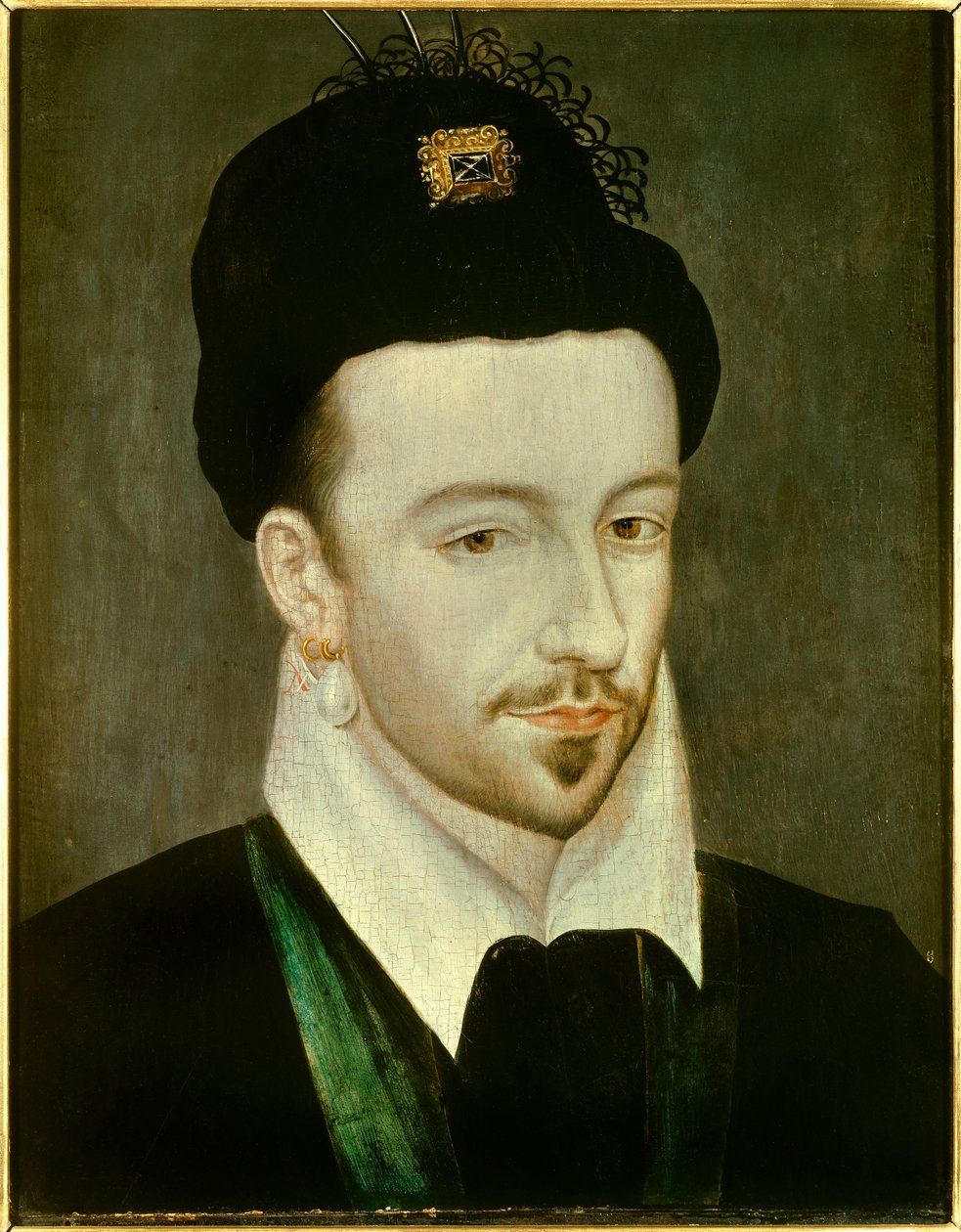 صورة لملك فرنسا هنري الثالث (1551-1589) لوحة منسوبة إلى جان دوكورت (النصف الثاني من القرن السادس عشر) صن. 0،29 × 0،22 م - صورة لملك فرنسا هنري الثالث (1551-1589). لوحة منسوبة إلى جان دوكورت (النصف الثاني من القرن السادس عشر بواسطة جان ديكور