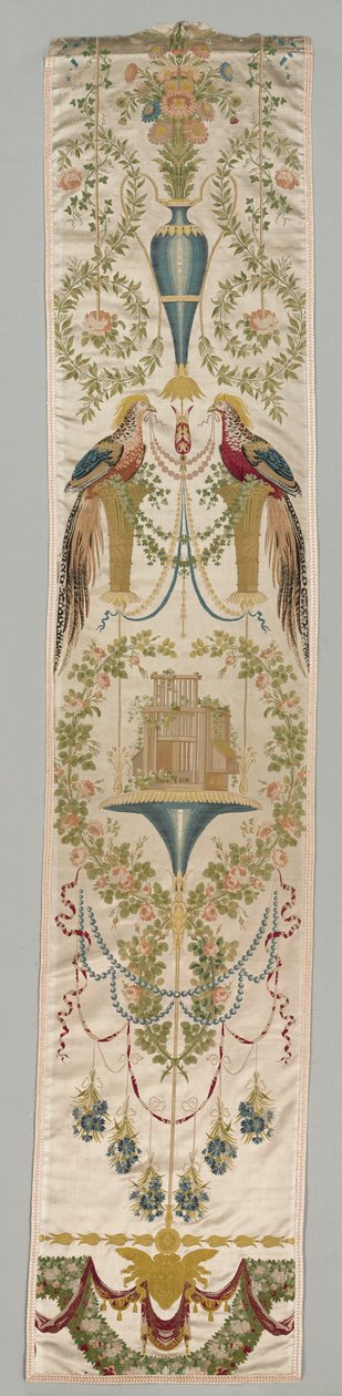 تغليف الجدران ، الدراج من سلسلة الفاتيكان الخضرة ، بعد عام 1799. بواسطة Jean Démosthène Dugourc