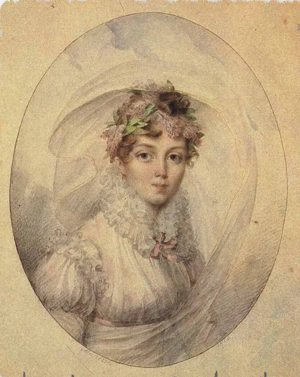 صورة الأميرة زينيدا ألكسندروفنا فولكونسكايا 1792-1862 بواسطة جان ديزيريه مونيريه