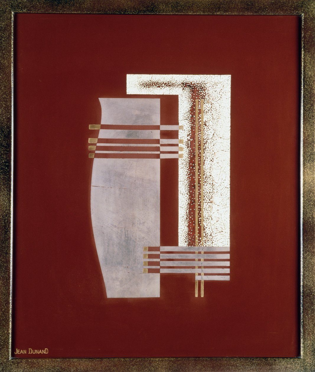 The totem, 20th (lacquered silver and gold panel) بواسطة جان دوناند