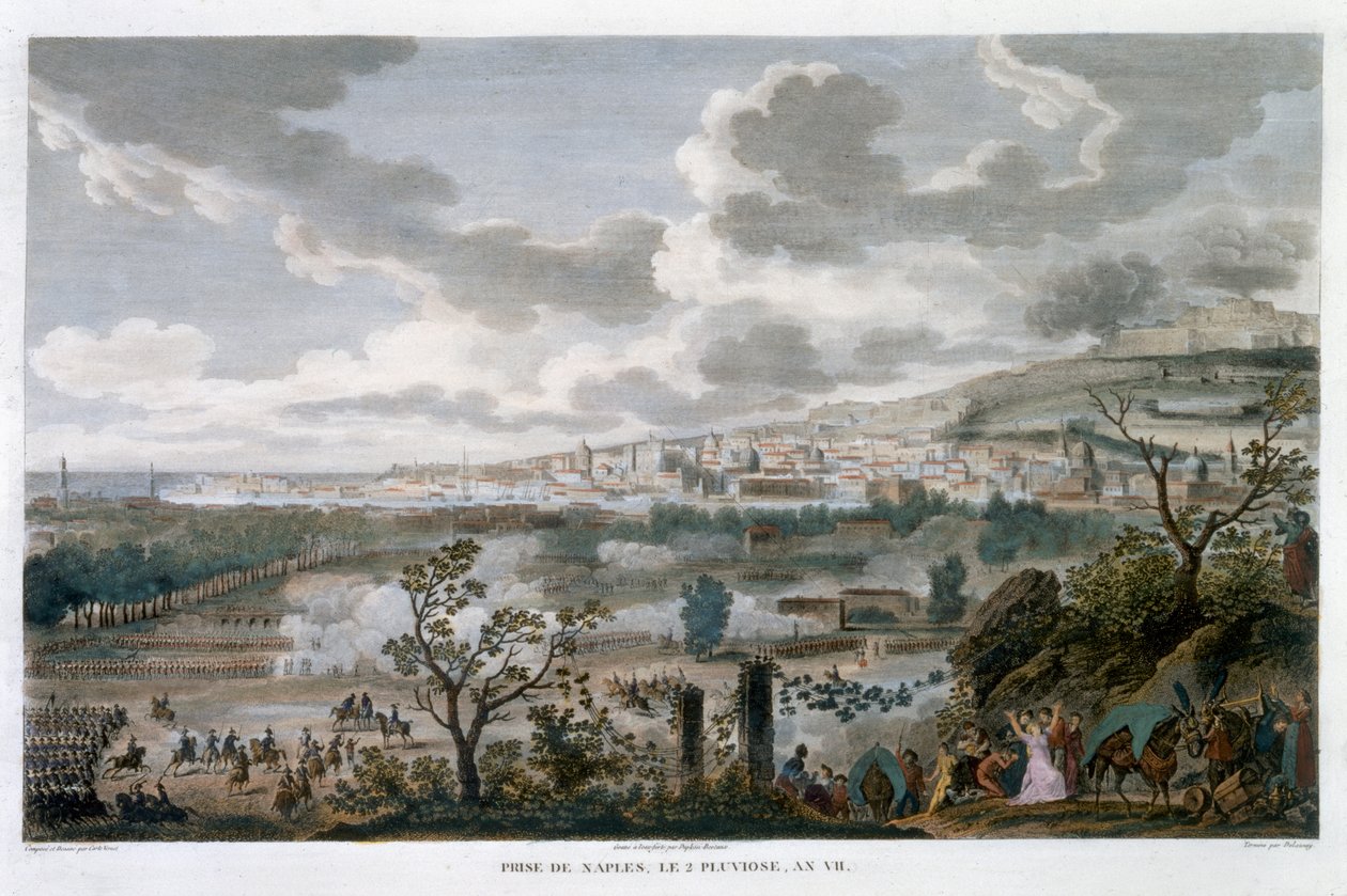 "القبض على نابولي ، 2 بلوفيوس ، السنة السابعة" 23 يناير 1799 بواسطة جان دوبليسيس بيرتو