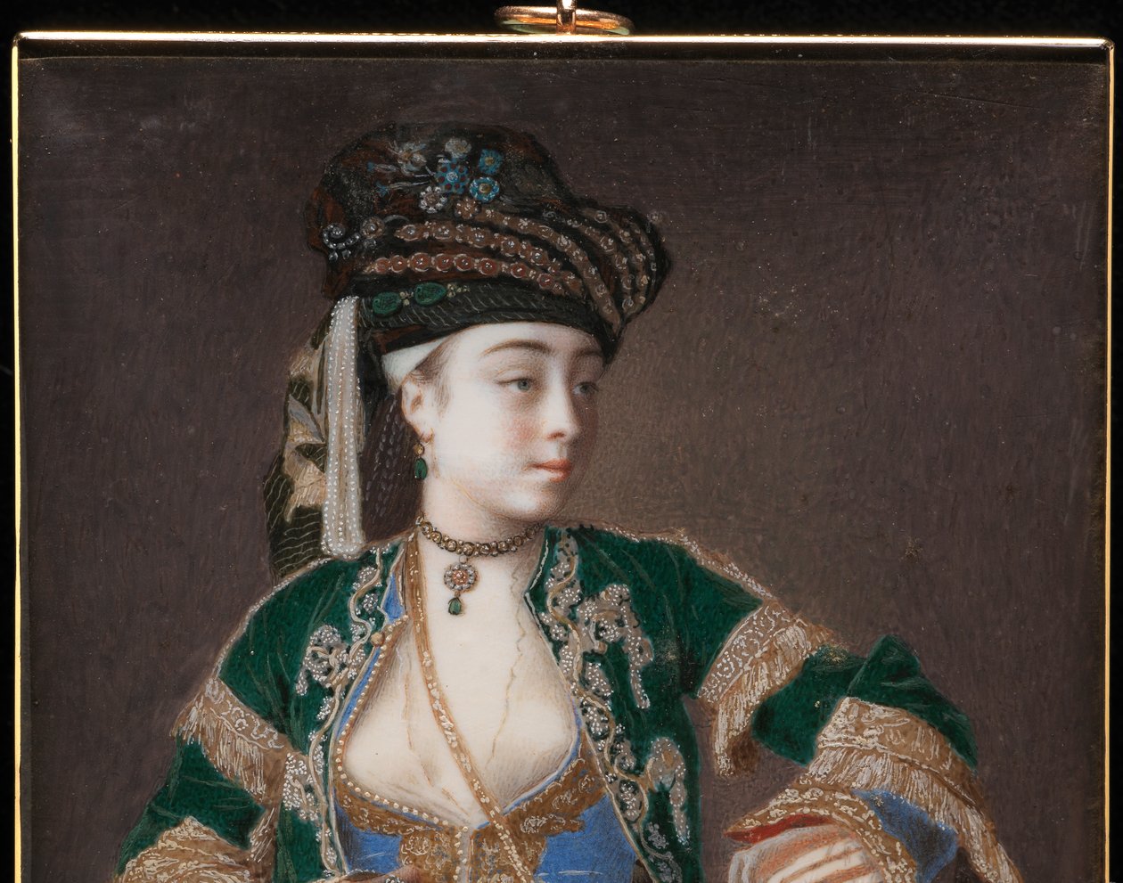 لورا ترسي ، "سيدة إغريقية" ، 1745-1749 بواسطة جان اتيان ليوتارد