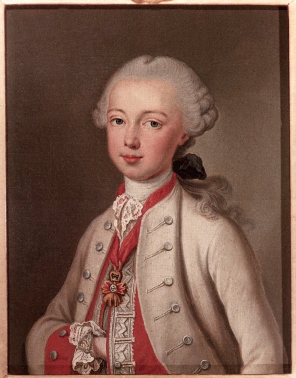 ليوبولد الثاني (1747-1792) الإمبراطور الروماني المقدس ودوق توسكانا الكبير ، 1762 بواسطة جان اتيان ليوتارد