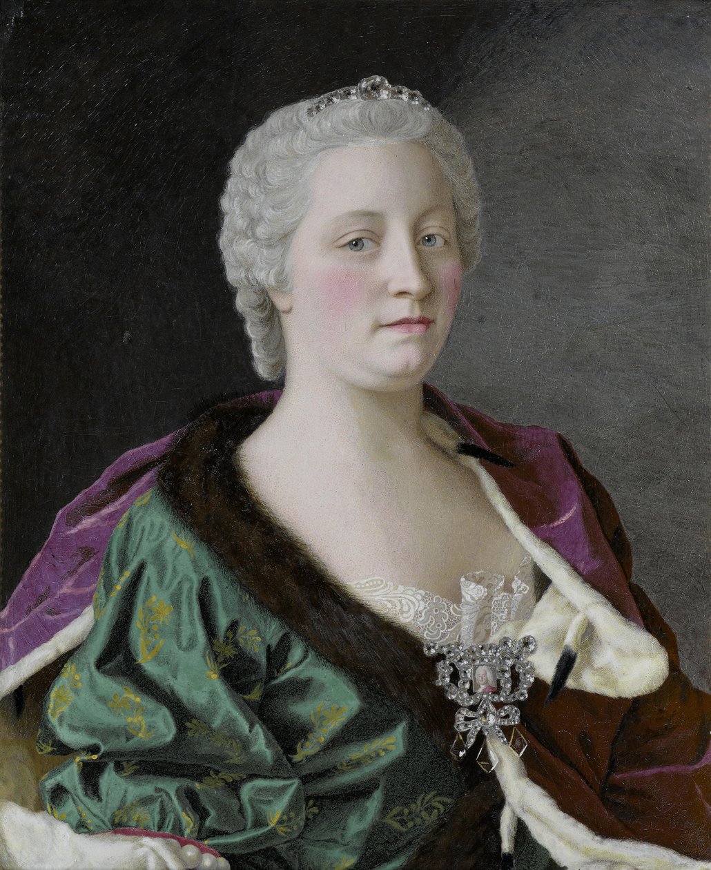 صورة الإمبراطورة ماريا تيريزا من النمسا 1717-1780 ، 1747 بواسطة جان اتيان ليوتارد