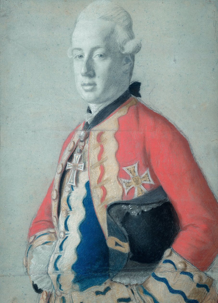 صورة لأرشيدوق النمسا ماكسيميليان فرانز (1756-1801) ، فيما بعد رئيس أساقفة وناخب كولونيا وأمير-أسقف مونستر بواسطة جان اتيان ليوتارد