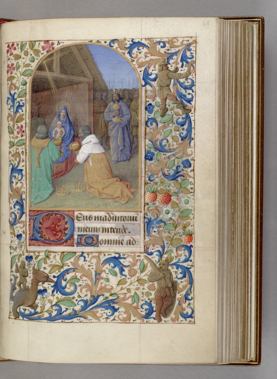 عشق كتاب الساعات المجوس 1450-1499 بواسطة جان فوكيه