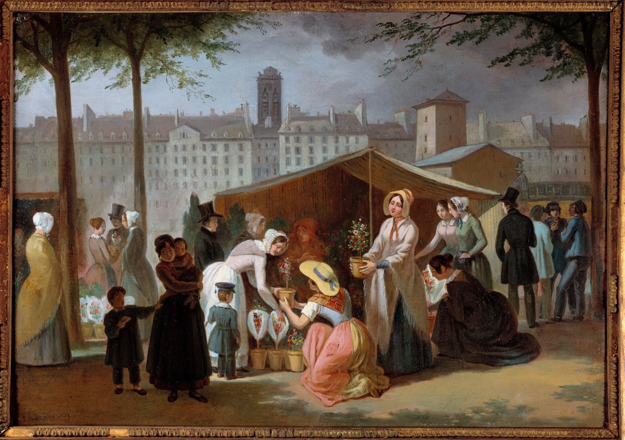 زهرة المشي. لوحة جان فرانسوا ديماي (1798 - 1850) بواسطة جان فرانسوا ديماي