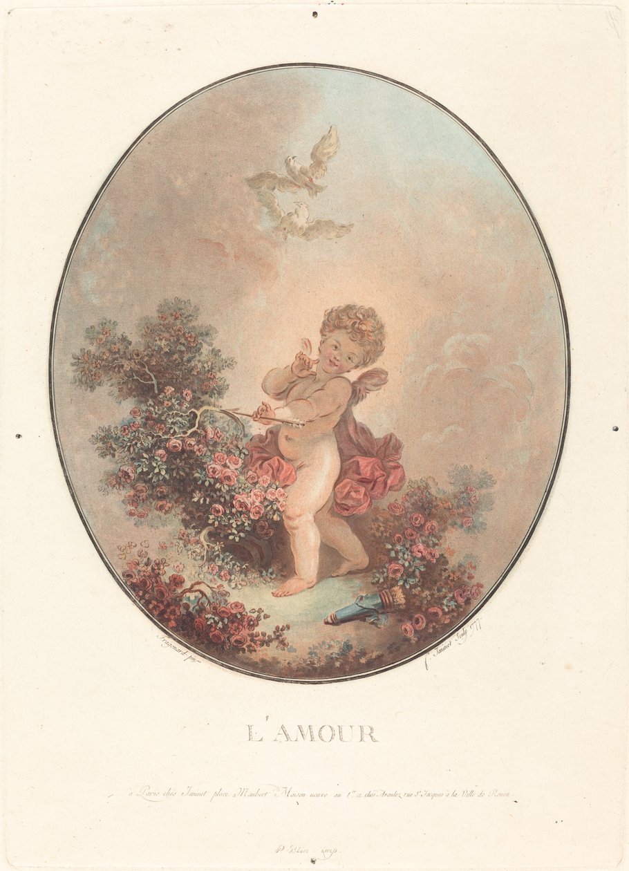 الحب ، 1777. بواسطة جان فرانسوا جانينيت