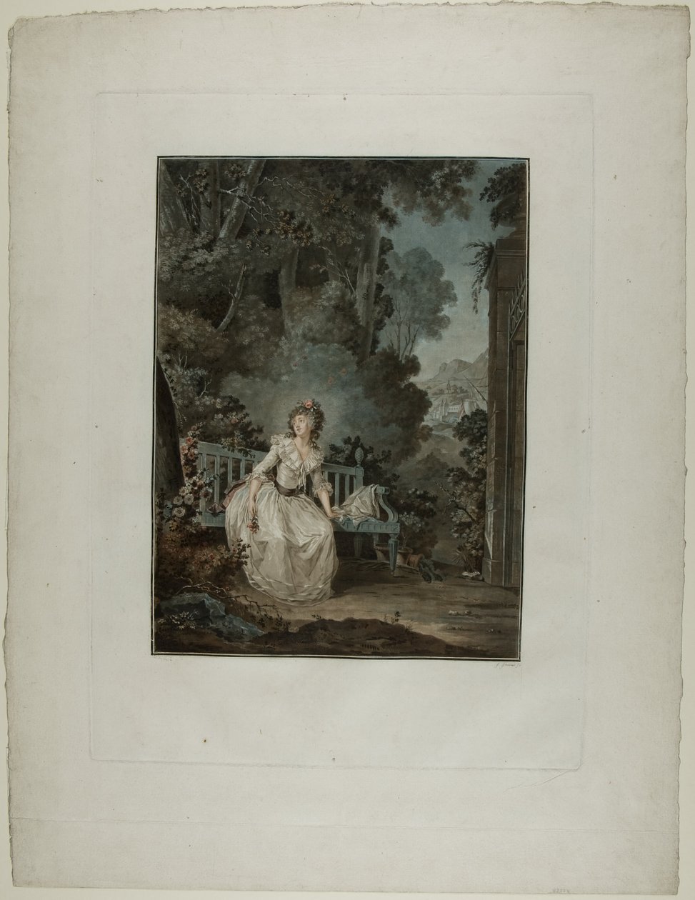 مدام دوغازون في الأوبرا "Nina، ou La folle par amour" (Nina، or The Woman Maddened by Love) بواسطة جان فرانسوا جانينيت