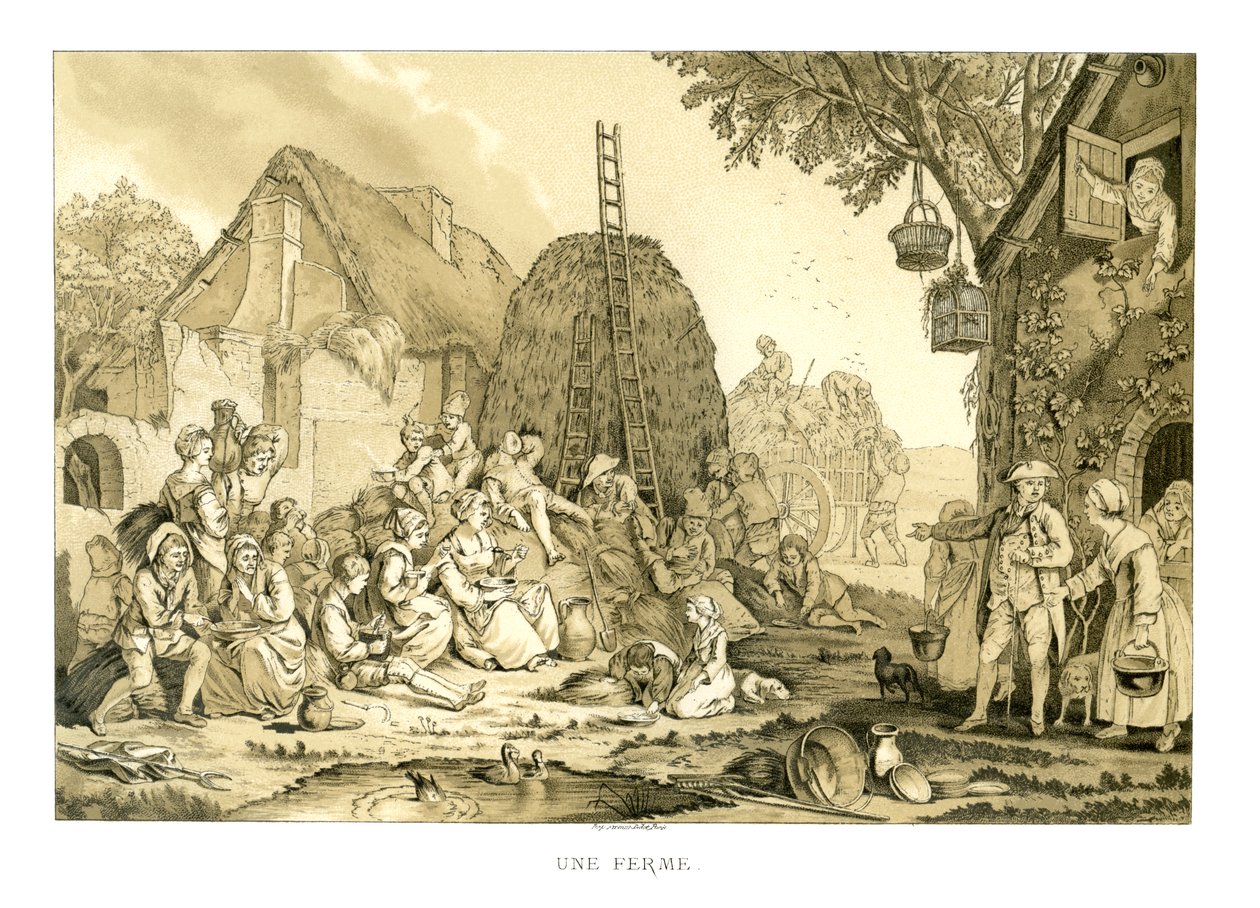 المزرعة ، 1885. بواسطة جان فرانسوا جانينيت