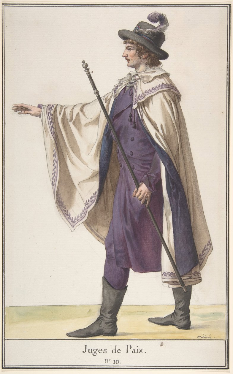 قاضي الصلح ، كاليفورنيا. 1798-99. بواسطة جان فرانسوا ليونور ميريمي