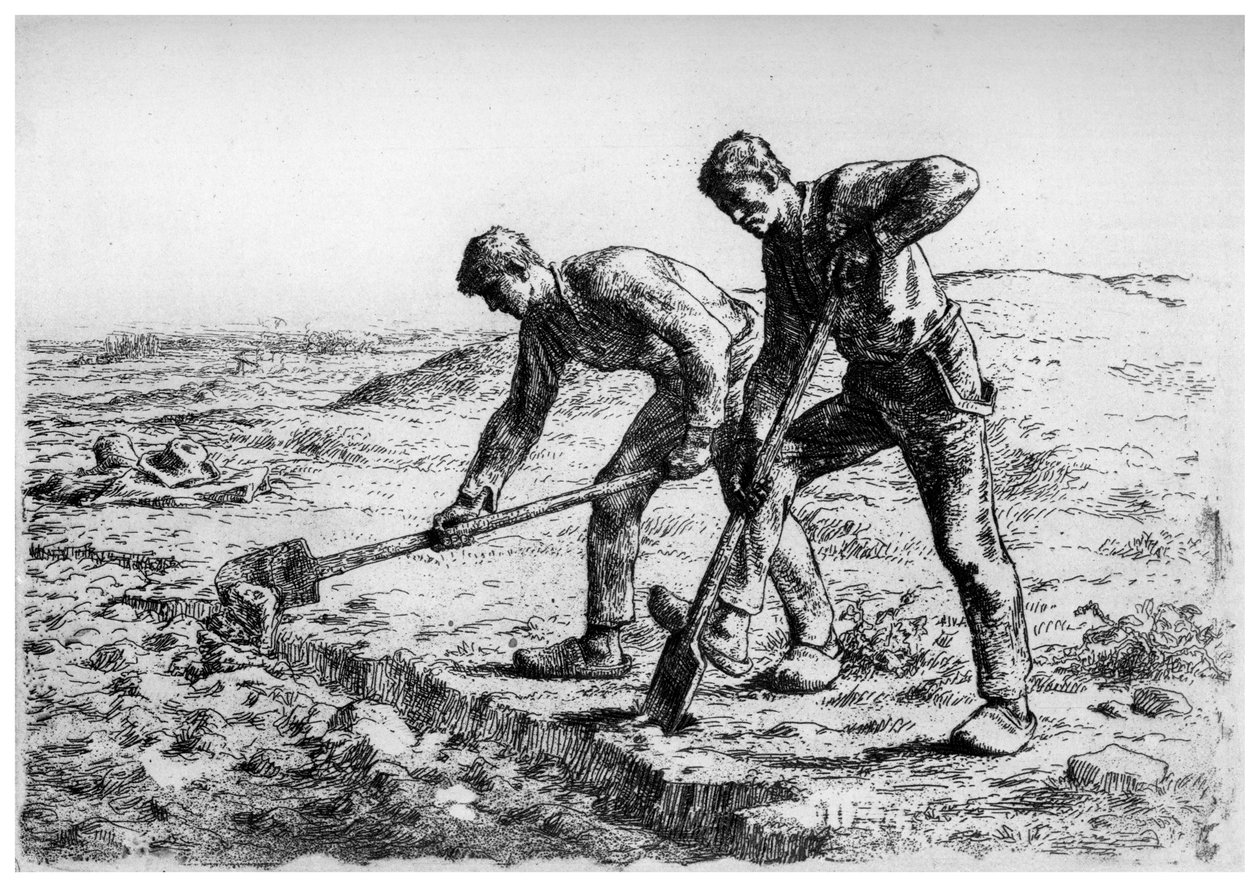 حفارات ، c1835-1875 1924 بواسطة جان فرانسوا ميلت