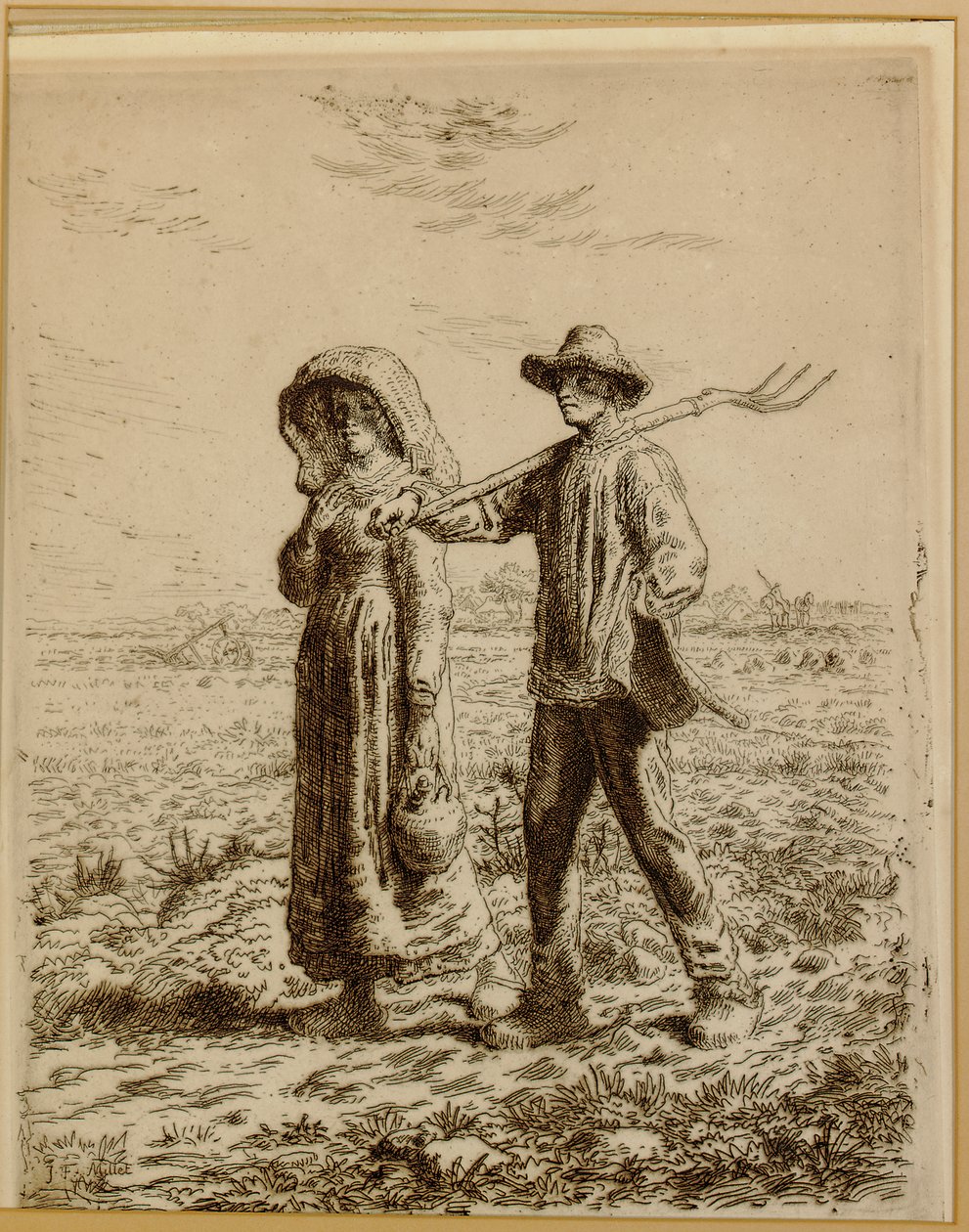 الذهاب إلى العمل ، 1863 بواسطة جان فرانسوا ميلت