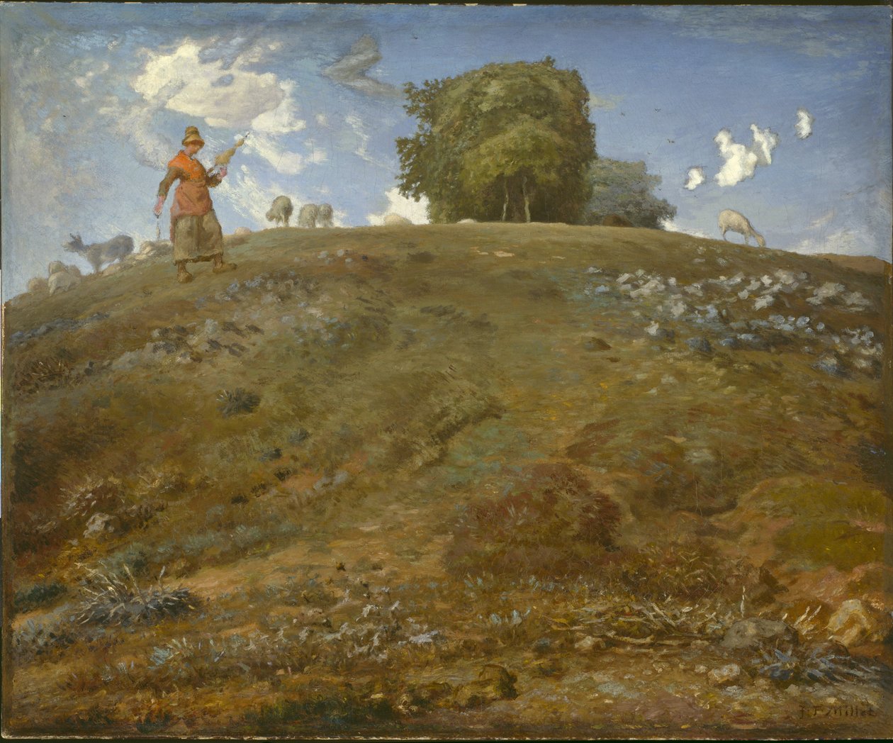 في أوفرن ، 1866-69 بواسطة جان فرانسوا ميلت