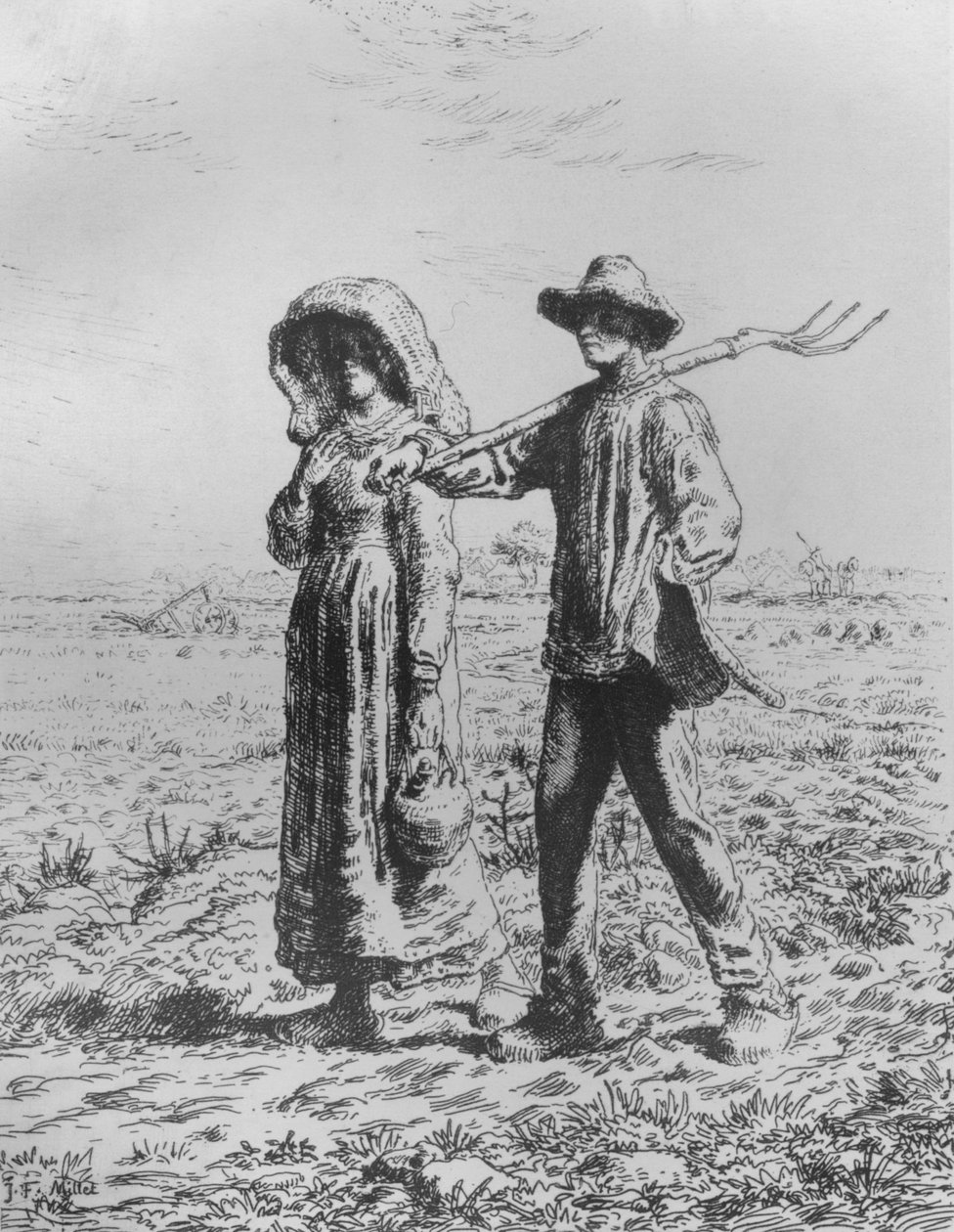 المغادرة للعمل ، 1863 بواسطة جان فرانسوا ميلت