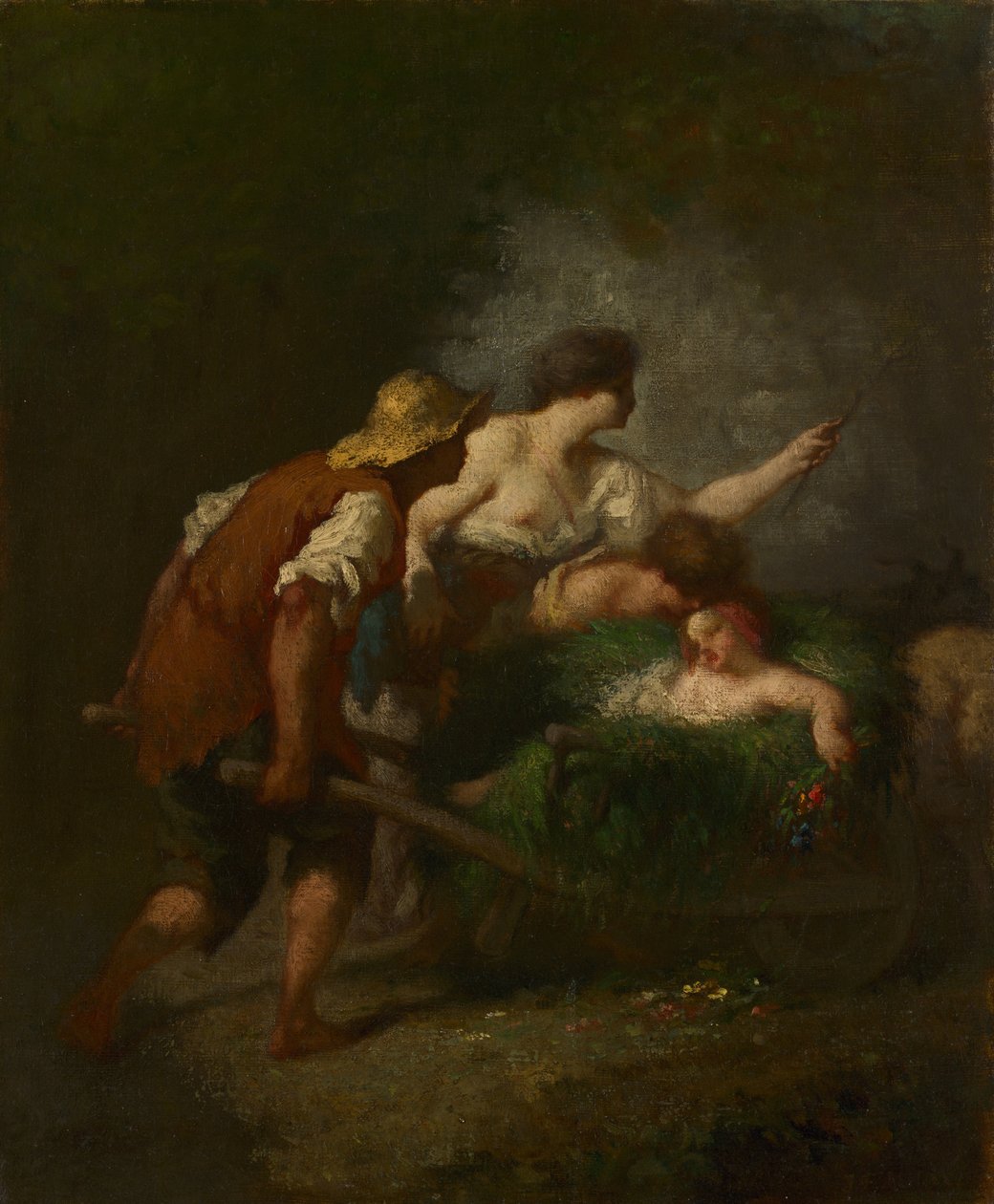 العودة من الحقول ، c.1846-1847 بواسطة جان فرانسوا ميلت