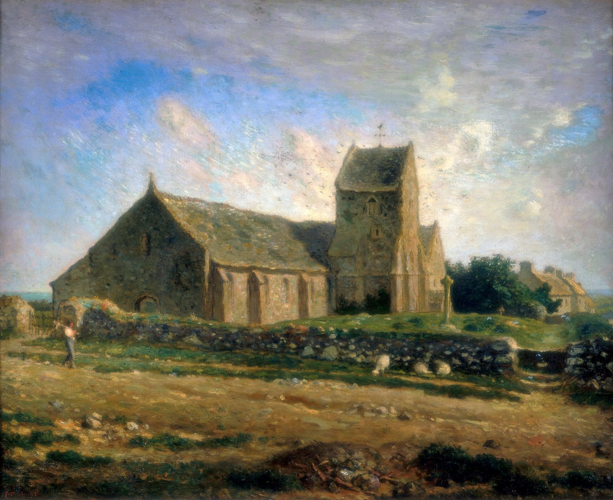 الكنيسة في Greville ، c1871-1874 بواسطة جان فرانسوا ميلت