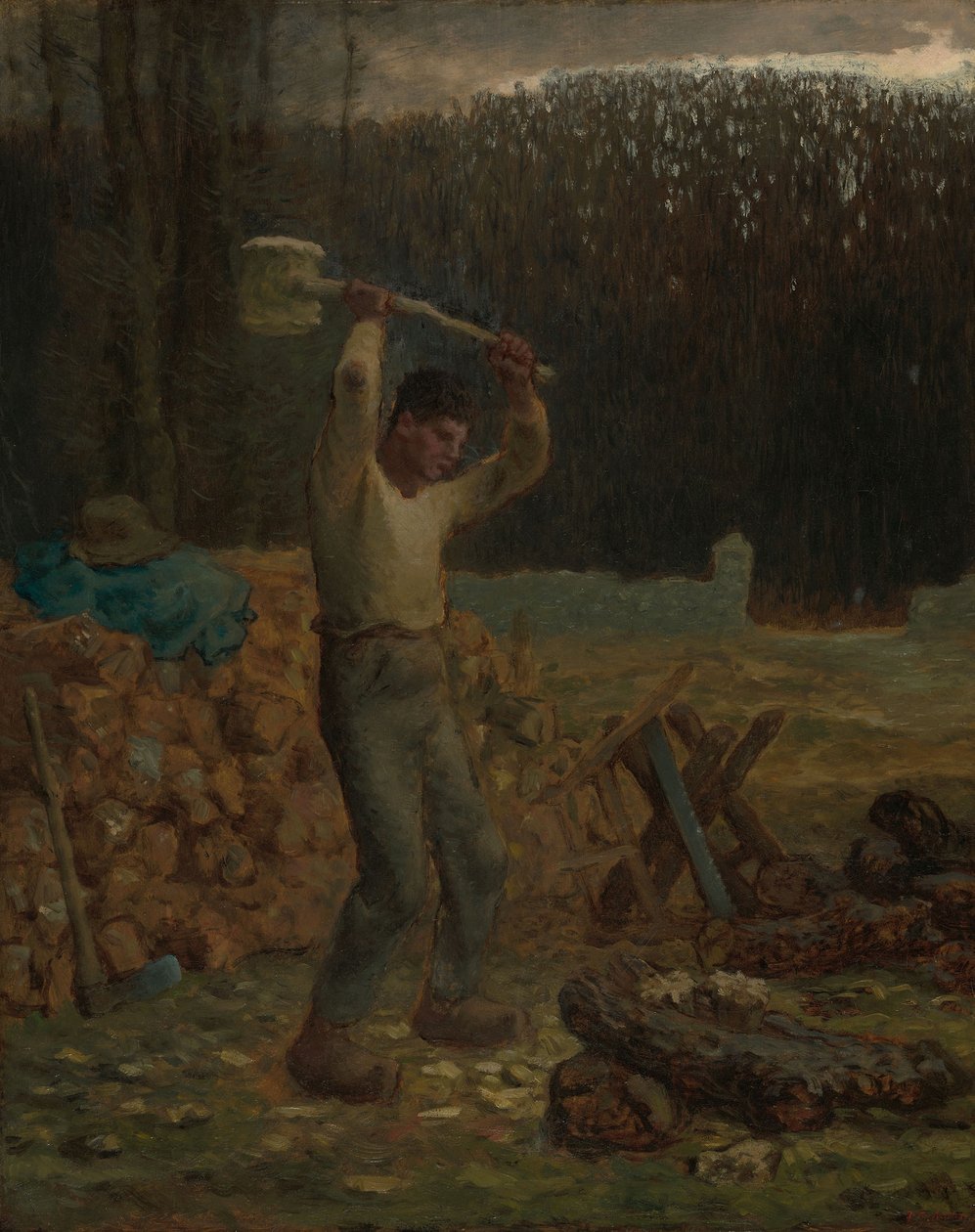 The Woodchopper، 1858؟ 66 بواسطة جان فرانسوا ميلت