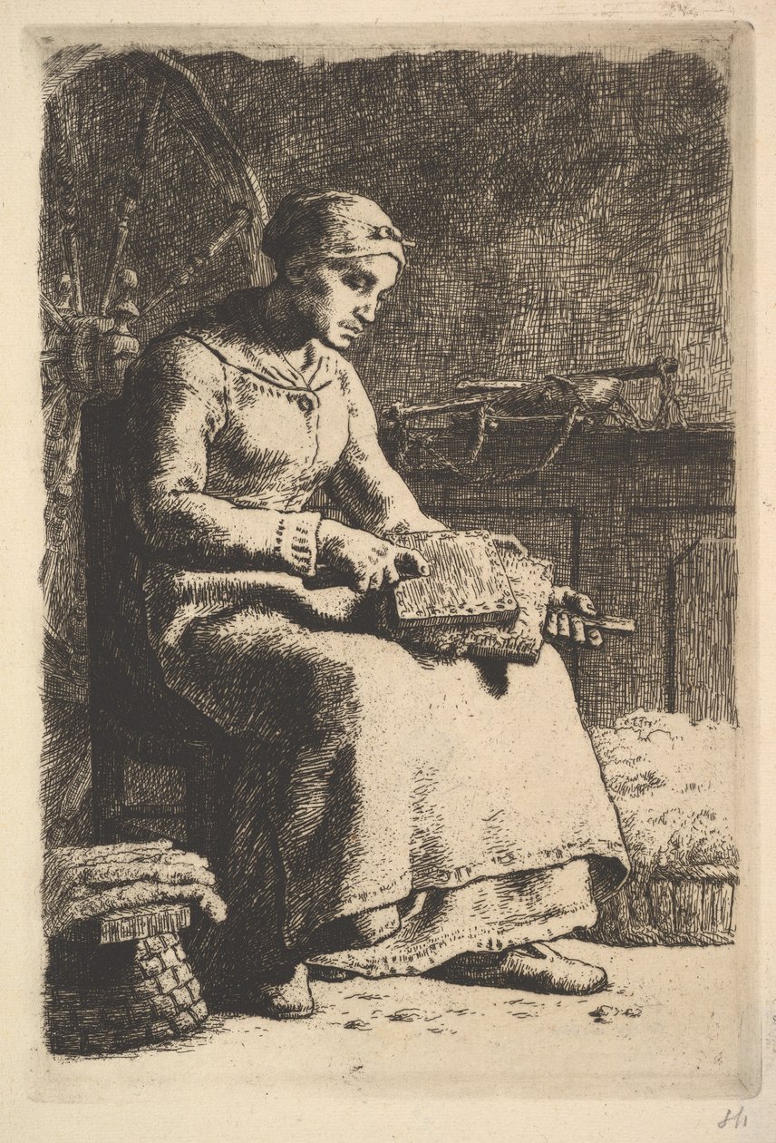 ذا وول كاردر ، كاليفورنيا. 1855-56. بواسطة جان فرانسوا ميلت