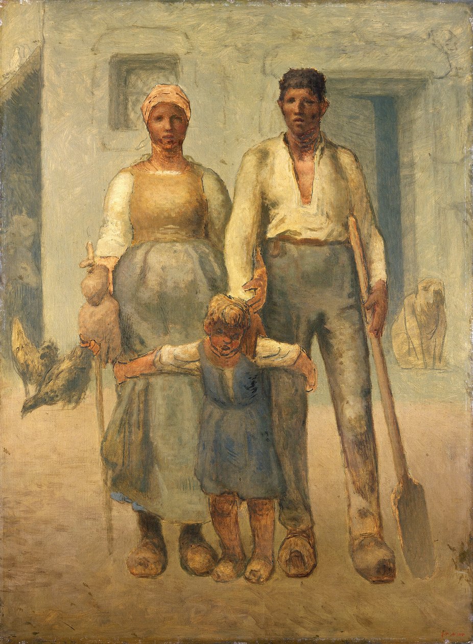 "عائلة الفلاحين" ، 1871-1872 بواسطة جان فرانسوا ميلت