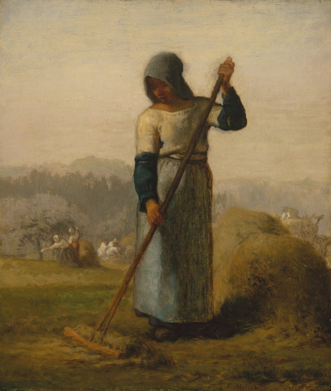 امرأة ذات أشعل النار ، ربما 1856-57. بواسطة جان فرانسوا ميلت