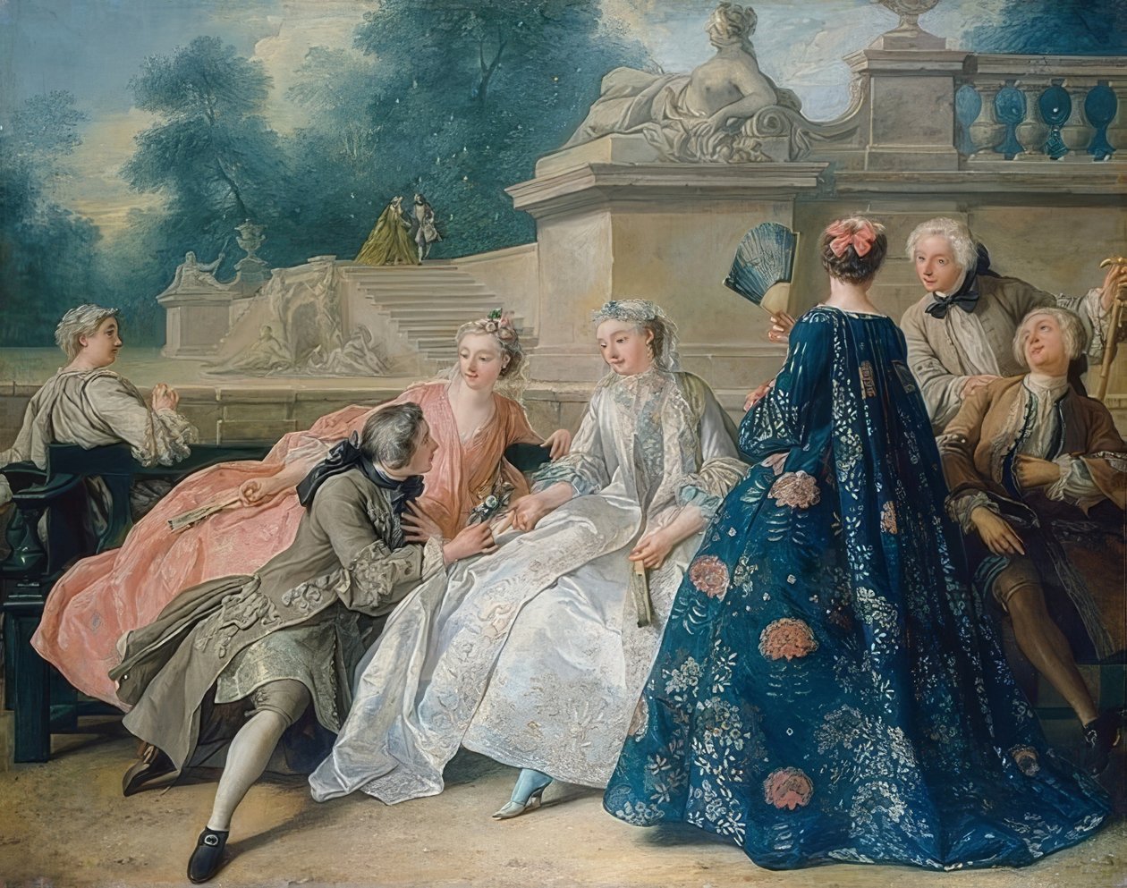 إعلان حب. 1731 بواسطة جان فرانسوا دي تروي