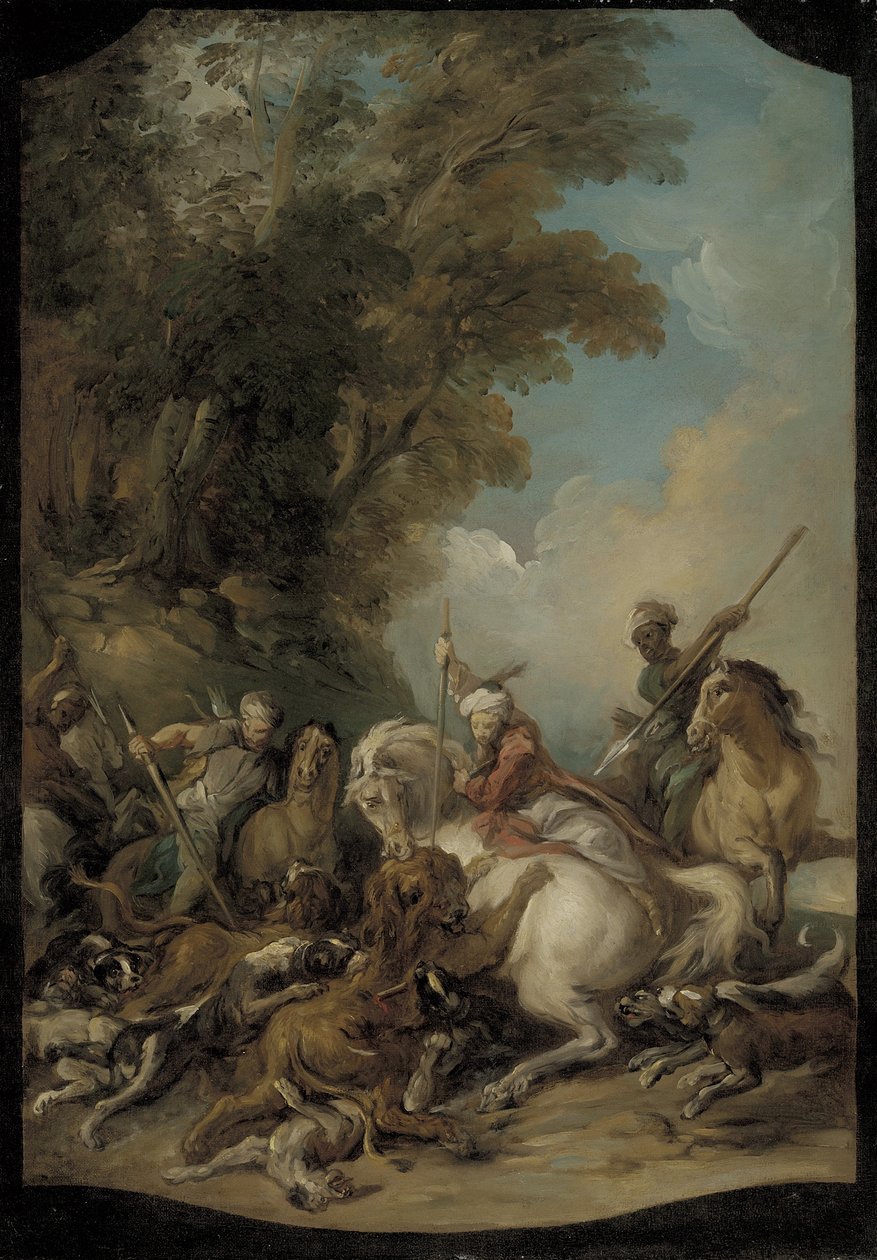 الأسد هانت ، 1735 بواسطة جان فرانسوا دي تروي