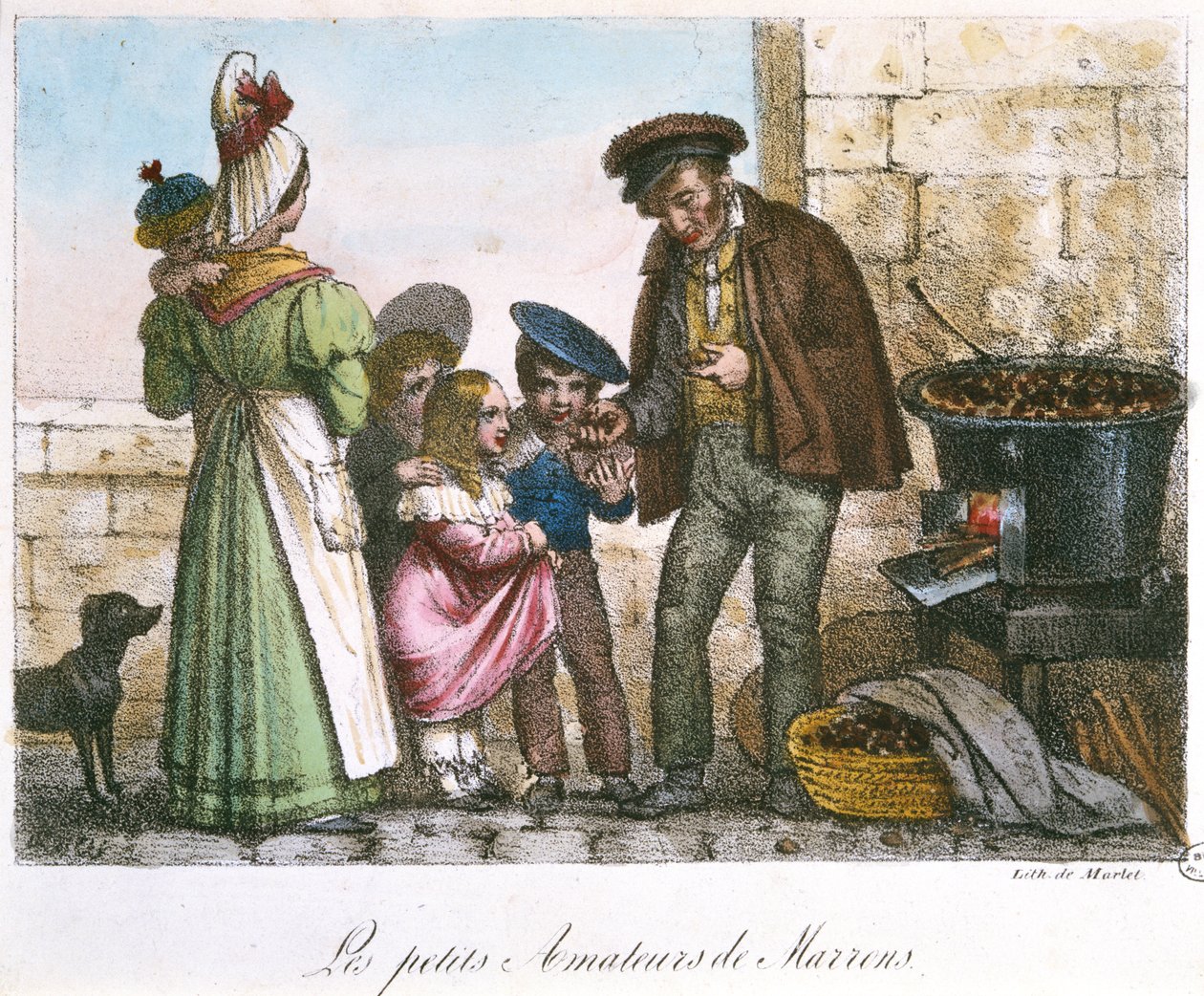 The Little Chestnut Connoisseurs ، c.1810-20 بواسطة جان هنري مارليت