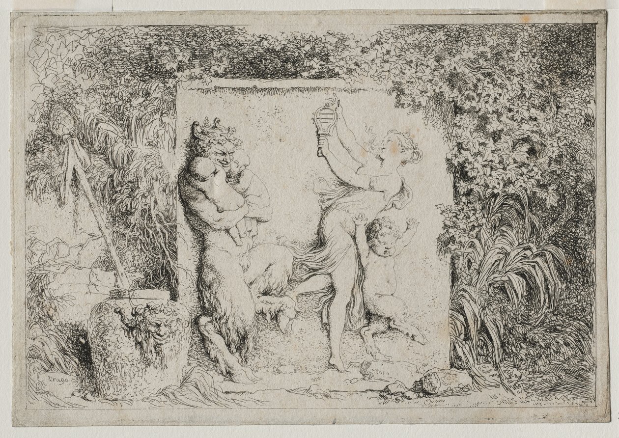 Bacchanales: The Satyrs Dance ، 1763. بواسطة جان هونوري فراجونارد