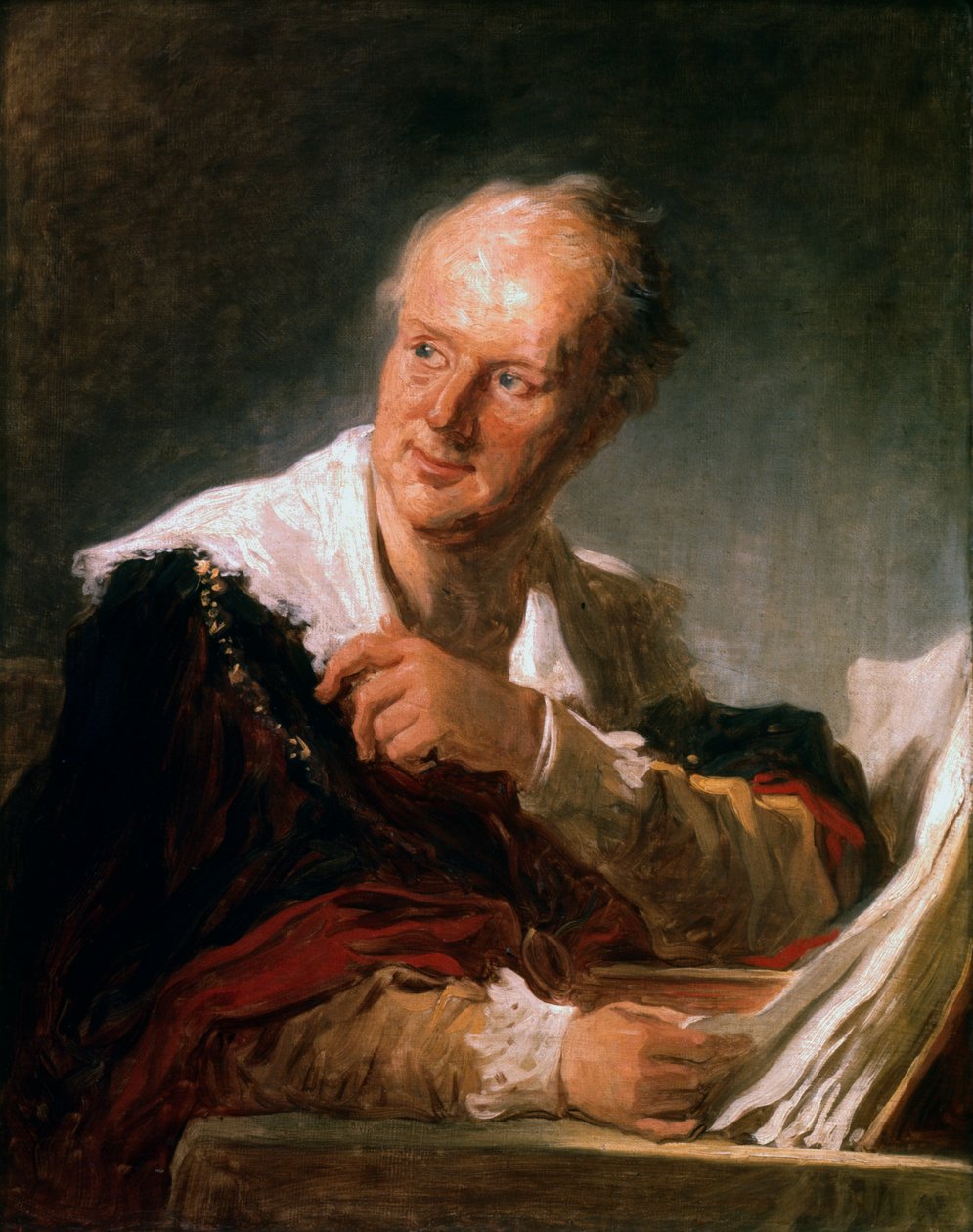 دينيس ديدرو ، رجل فرنسي في القرن الثامن عشر وموسوعة ، c1755-1784 بواسطة جان هونوري فراجونارد