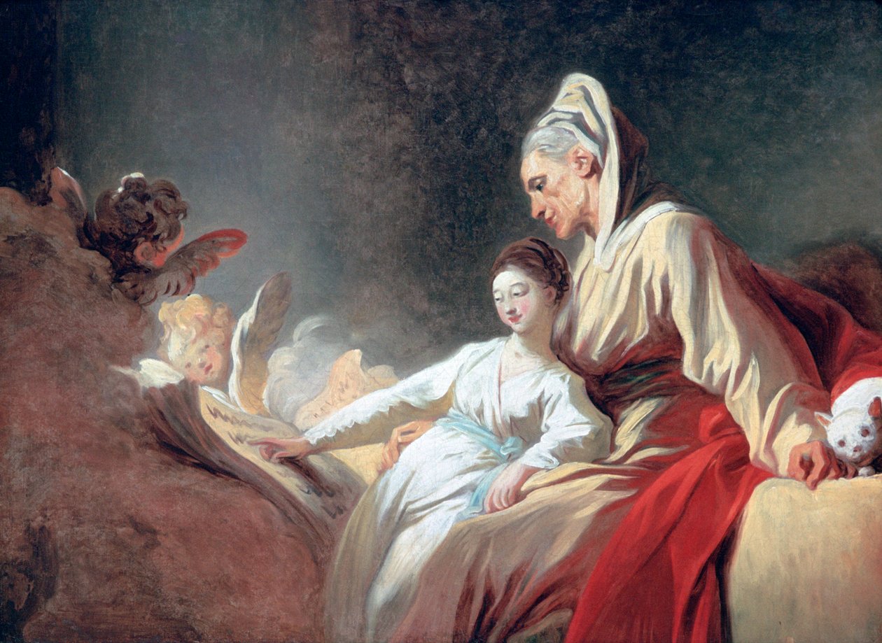 تعليم العذراء ، c1773 بواسطة جان هونوري فراجونارد