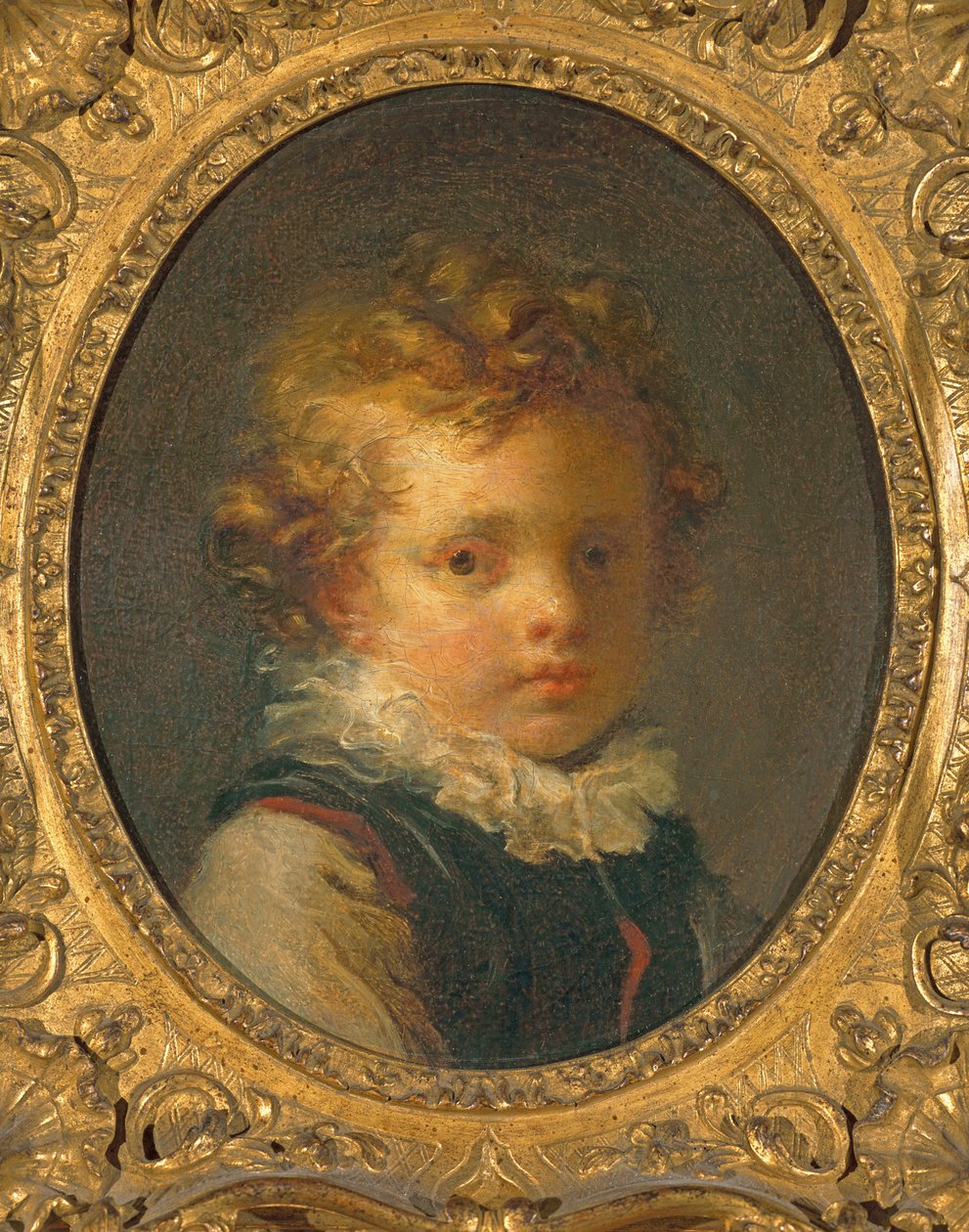 رأس صبي (ألكسندر إيفاريست "فانفان فراجونارد" ، c.1785 (زيت على البطاقة) بواسطة جان هونوري فراجونارد