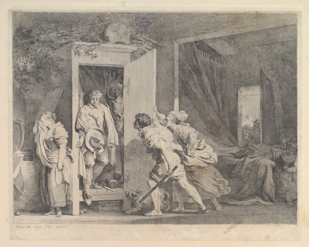 مجلس الوزراء ، 1778. بواسطة جان هونوري فراجونارد