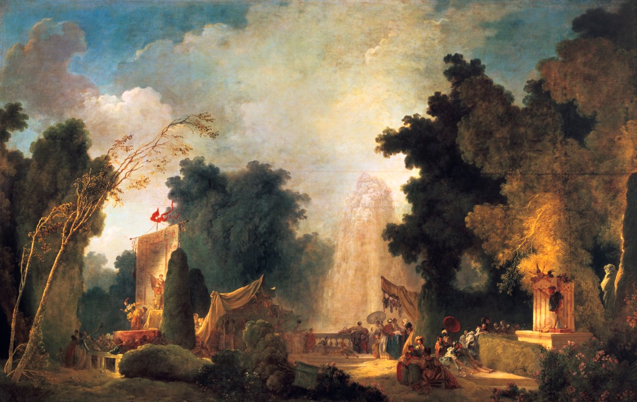 La fete a St Cloud A Celebration in St Cloud، c1775-1780 بواسطة جان هونوري فراجونارد