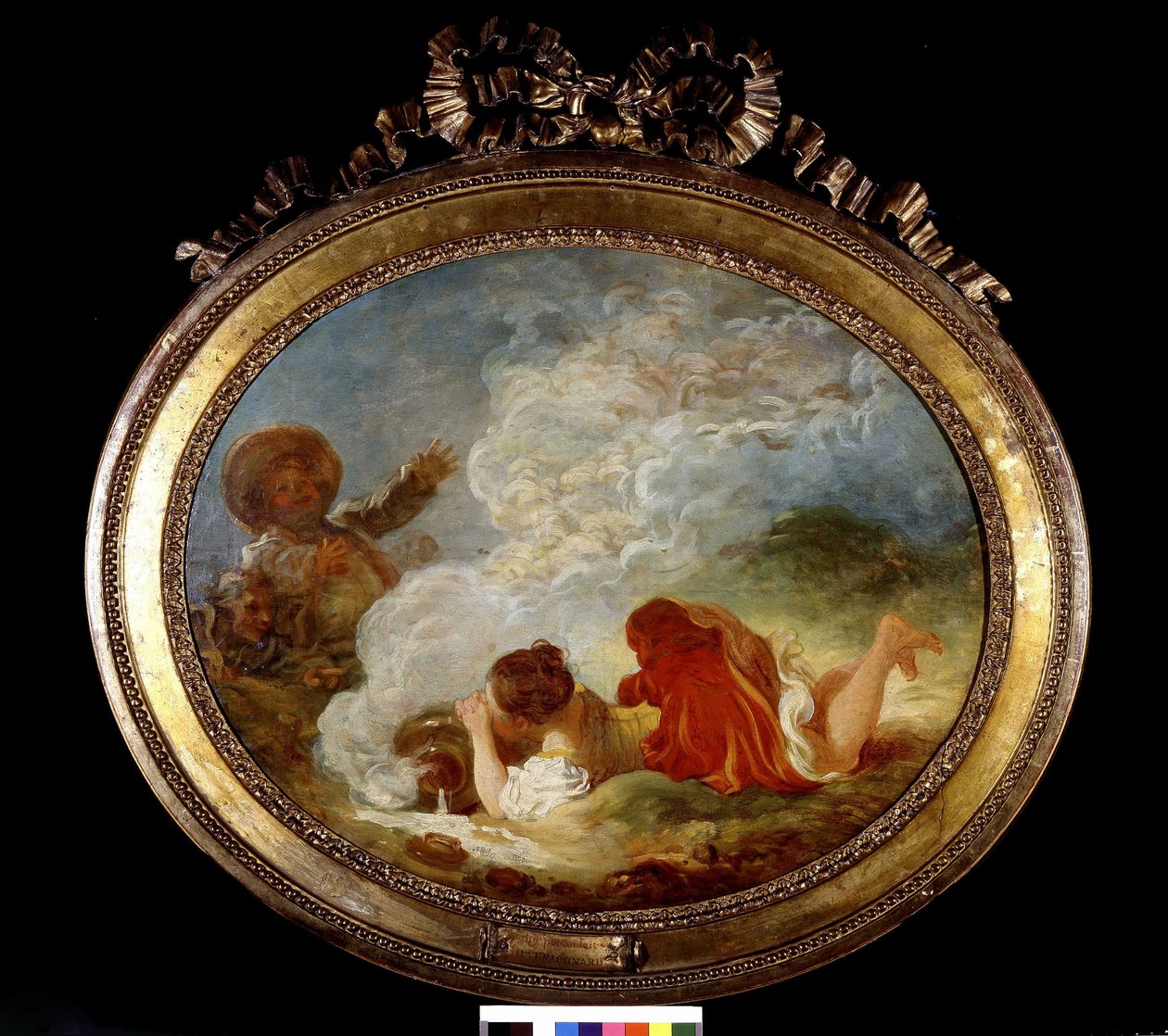 Le Pot au lait بواسطة Fragonard ، nd. القرن ال 18. بواسطة جان هونوري فراجونارد