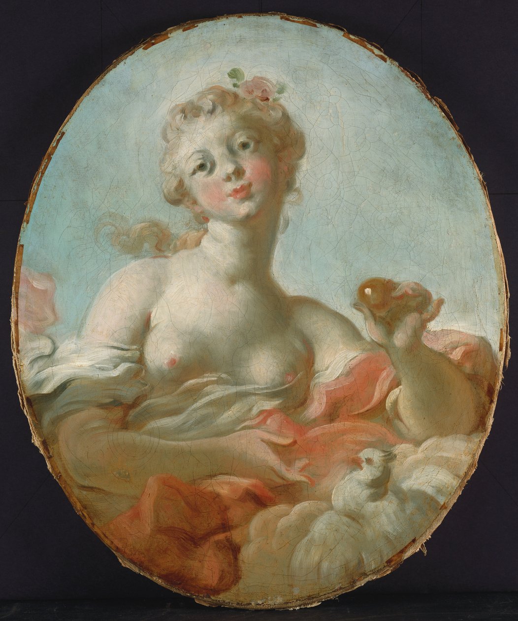 Mademoiselle Marie-Catherine Colombe مثل فينوس بواسطة جان هونوري فراجونارد