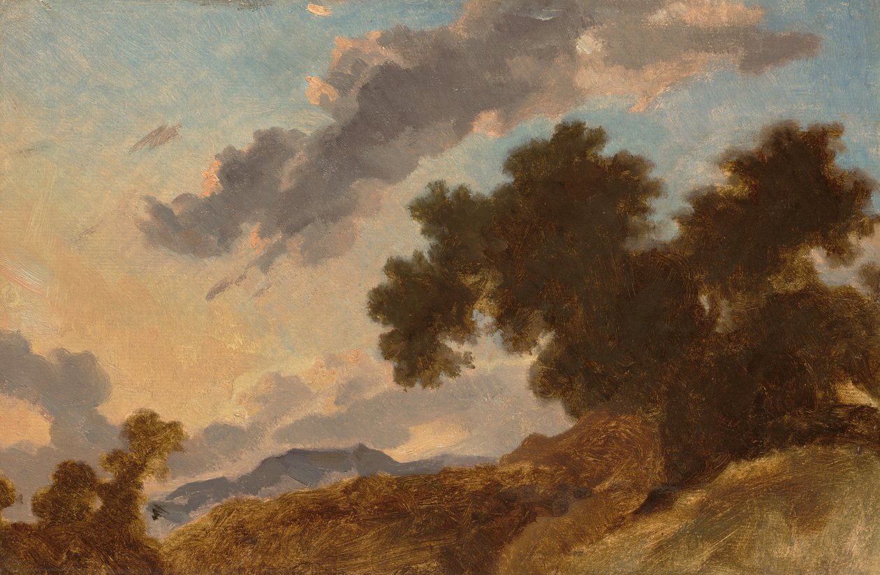المناظر الطبيعية الجبلية عند الغروب ، ج. 1765. بواسطة جان هونوري فراجونارد