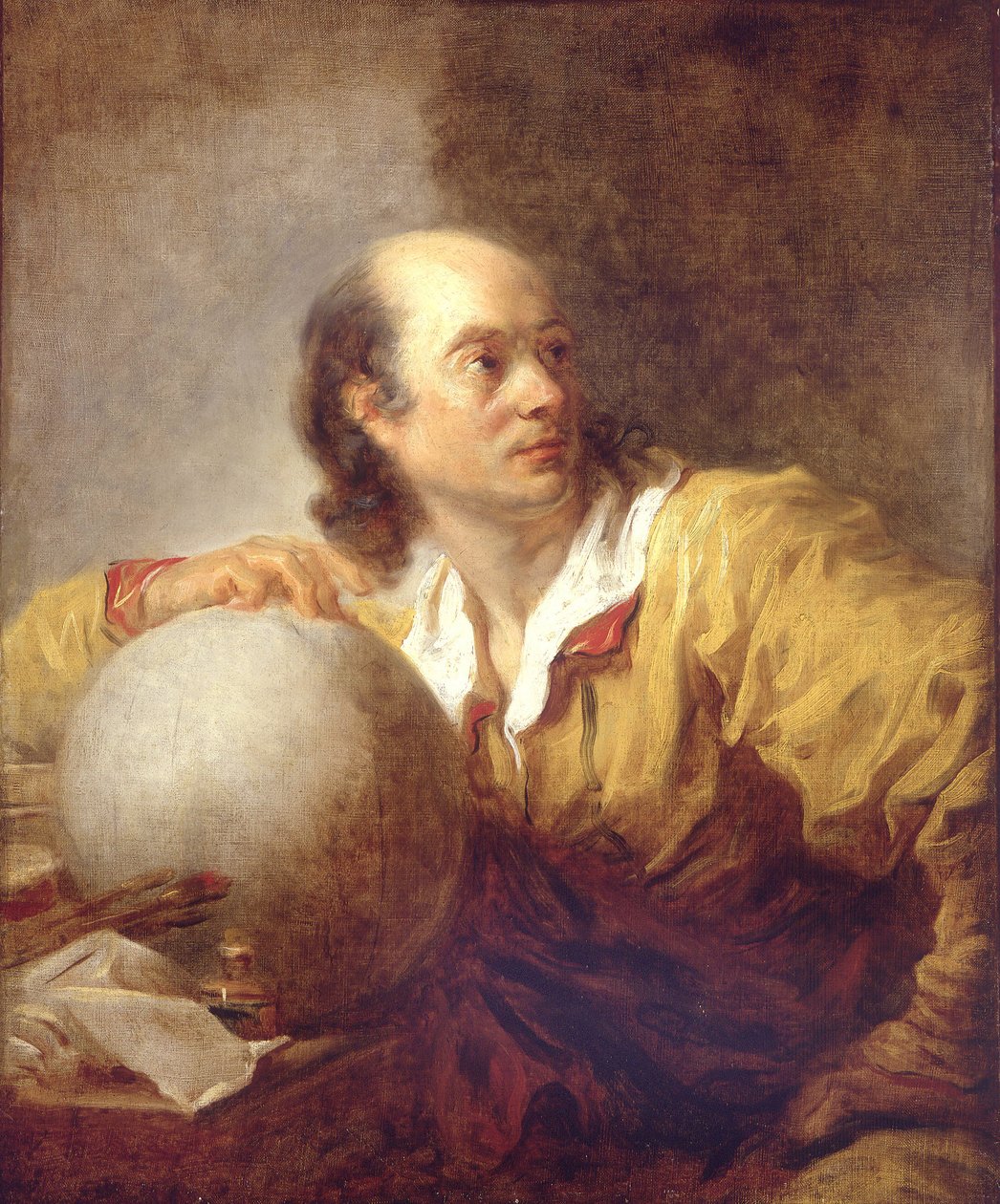 صورة لجيروم لالاندي 1732-1807 بواسطة جان هونوري فراجونارد
