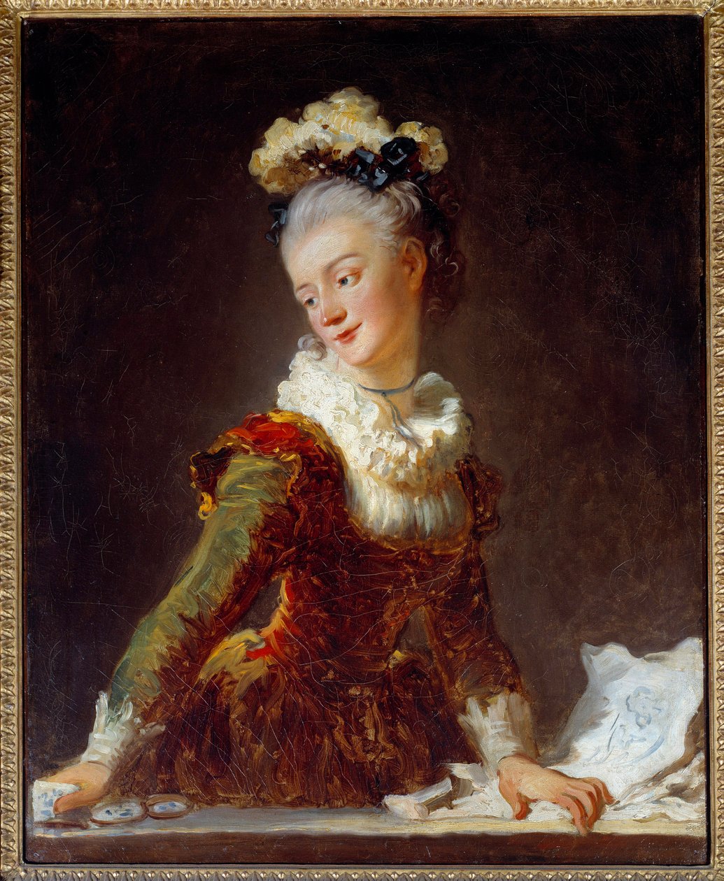 صورة لماري مادلين غيمارد (1743-1816) أول راقصة في الأوبرا رسم جان أونوري فراجونارد (1732-1806) القرن الثامن عشر. 0،81 × 0،65 م بواسطة جان هونوري فراجونارد