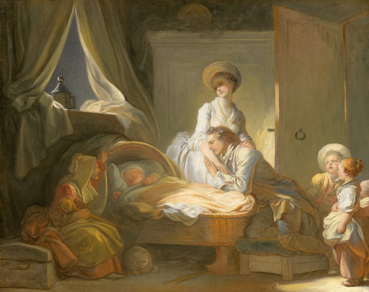 زيارة الحضانة ج. 1775. بواسطة جان هونوري فراجونارد