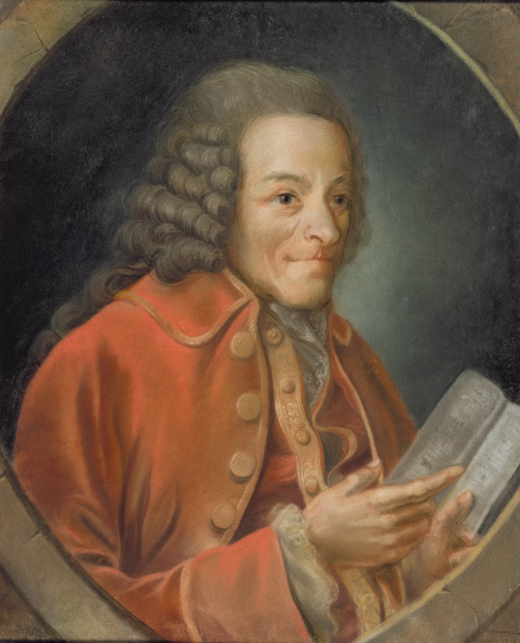 صورة فولتير (1694-1778) بواسطة جان هوبر